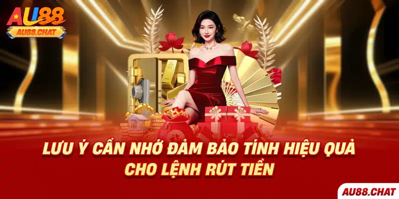 Rút tiền Au88 đơn giản, nhanh chóng và đặc biệt an toàn