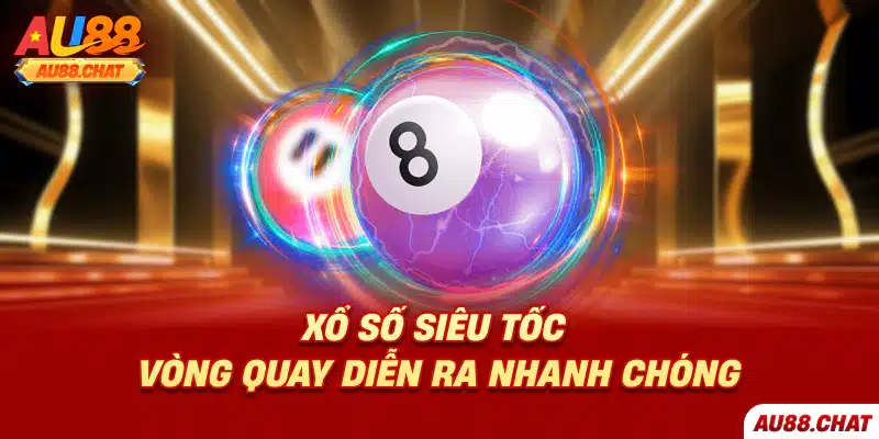 Xổ số siêu tốc Au88 - Lựa chọn chơi thú vị số 1 năm 2026